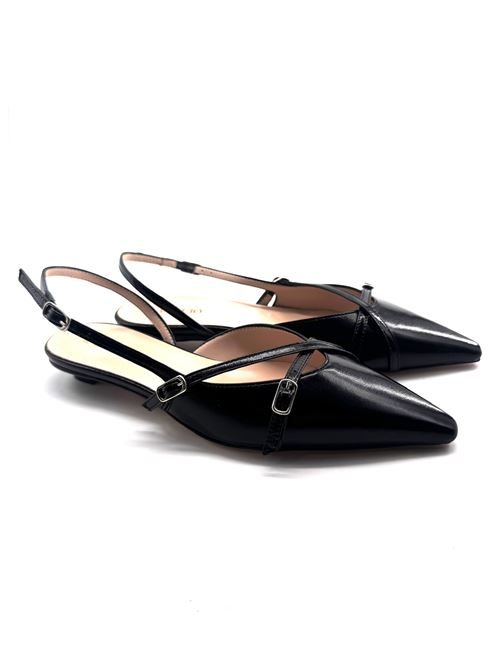 Slingback donna con cinturini IL LACCIO | 1064NAPLAKNERO